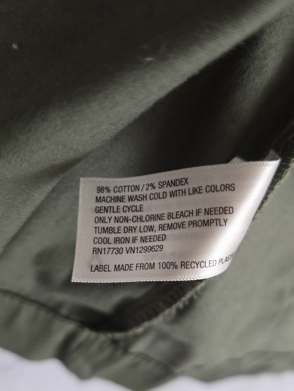 Knox Rose Olive Green Star Print Utility Jacket Women's Large Military Cargo Ano - Picture 8 of 13